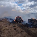 Школьники, греясь, сожгли 60 рулонов с сеном в Шарковщинском районе