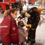 В Новополоцке горела многоэтажка, пожарные спасли 5 человек, в том числе ребенка