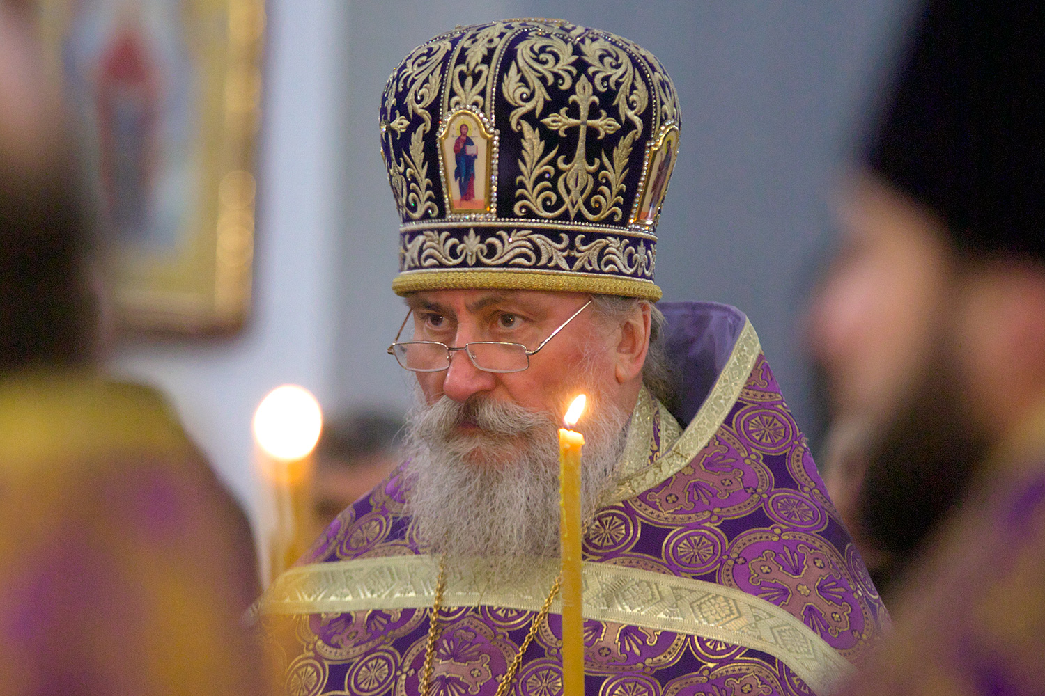 Крест святой Евфросинии Полоцкой уже в Витебске. Фото Сергея Серебро