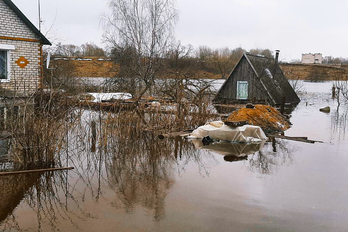 Новые подтопления фиксируются в Витебской области — паводок продолжается