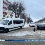 В Орше «BMW» врезалась в маршрутку