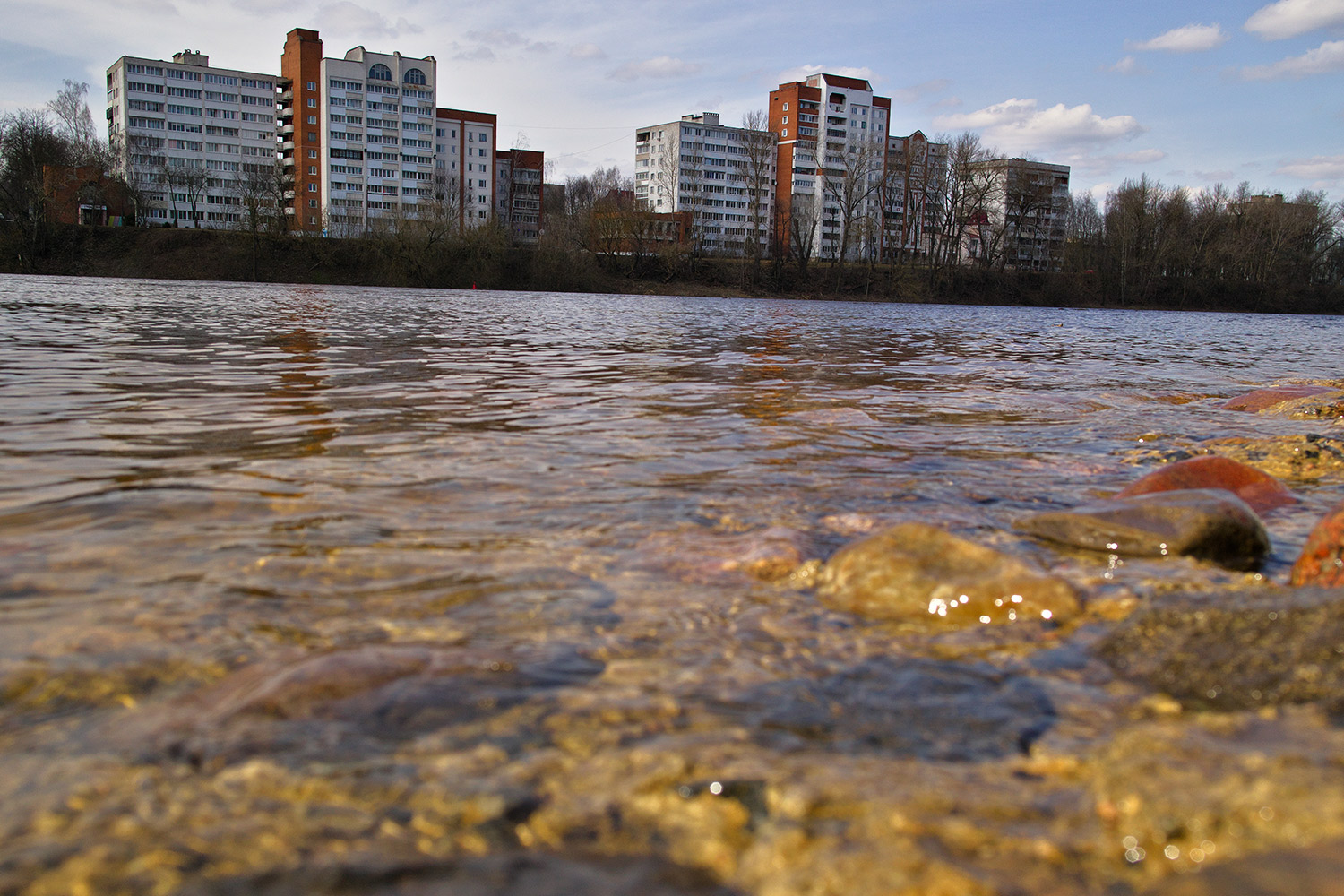 Уровень воды в Двине опустился в Витебске уже более чем на метр