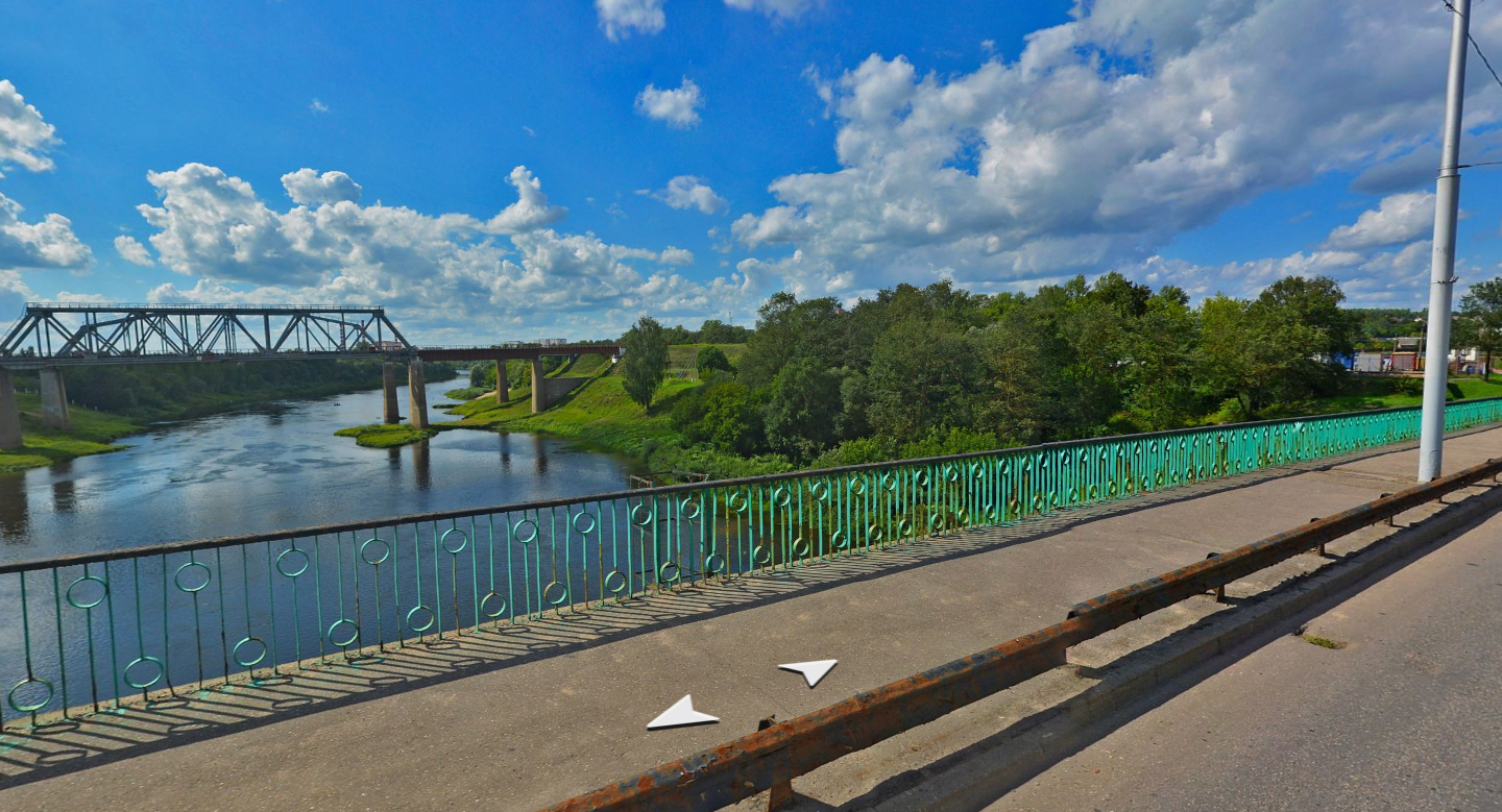 Новый мост на Витебске. Фото Яндекс.Панорамы