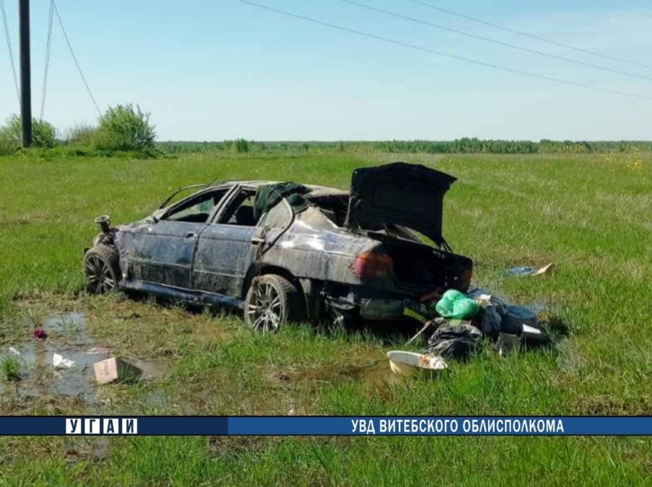 Четвертое смертельное ДТП за неделю: в Толочинском районе «BMW» вылетела с дороги