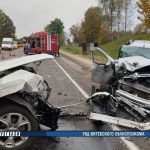 Три авто столкнулись под Витебском, два человека в больнице